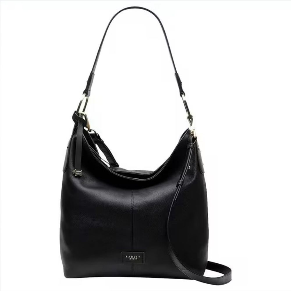 Radley London Southwark Park Leather Hobo Bag, black, NWOT
